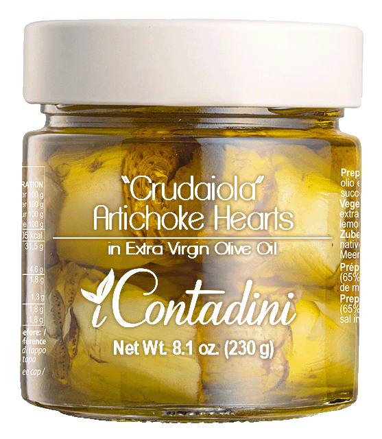 Contadini &quot;Crudaiola&quot; Artichoke Hearts in Extra Virgin Olive Oil