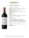 Cabernet Sauvignon, Domaine Bousquet