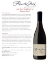 Sonoma Coast Pinot Noir, Route Stock