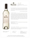 Sauv Blanc L MEL , Wente Vineyards