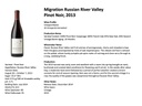 Migration Sonoma Coast Pinot Noir, Duckhorn 