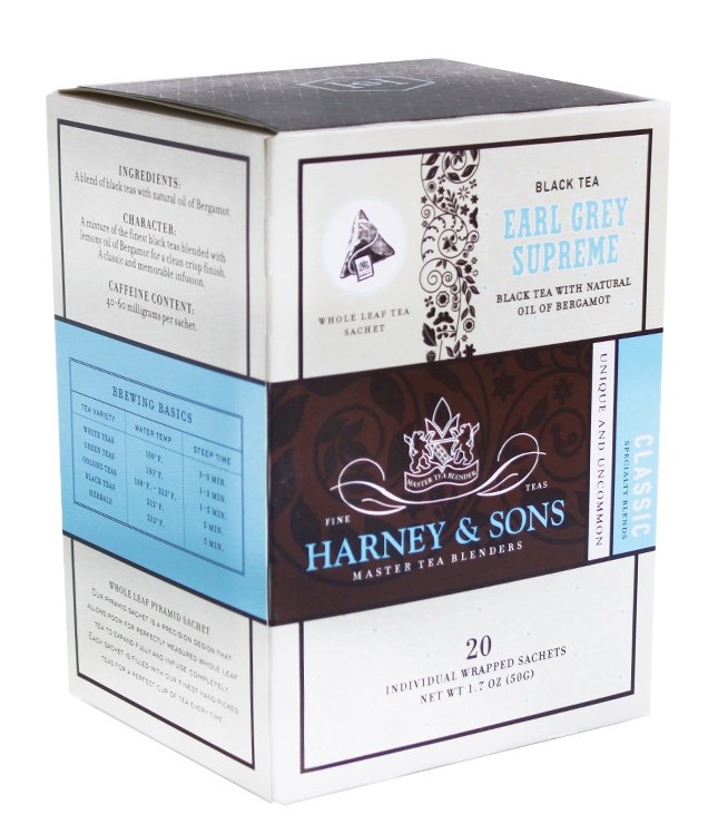 Earl Grey Supreme IW Sachets, Harney &amp; Sons