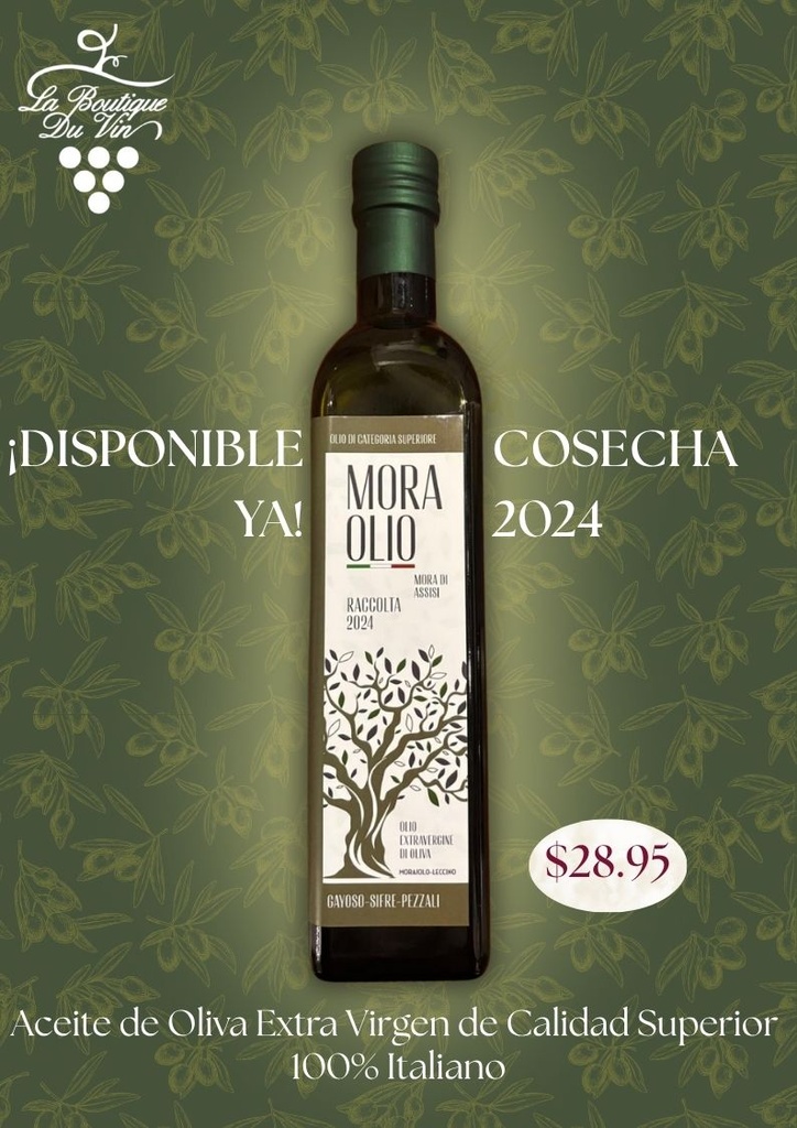 Mora Olio, Extra Virgin Superior Olive Oil (500 ml)