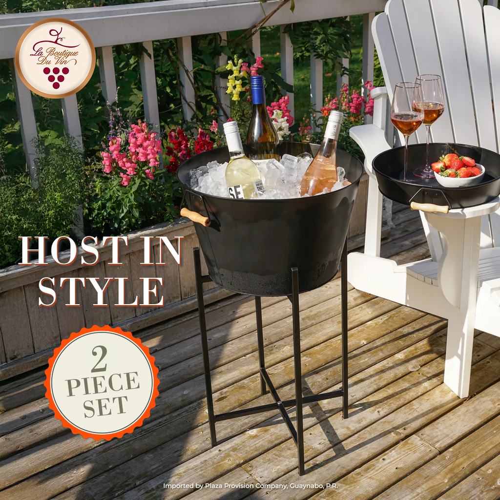 Twine Living Beverage Tub With Stand