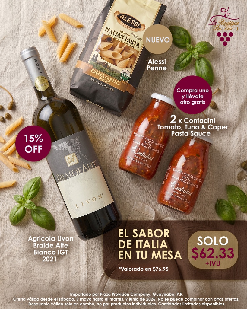 Sabor de Italia: Livon Braide Alte Bianco IGT