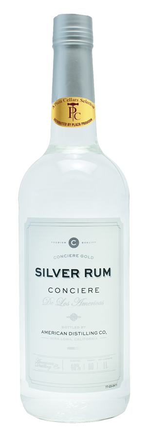 Conciere Silver Rum , American Distilling