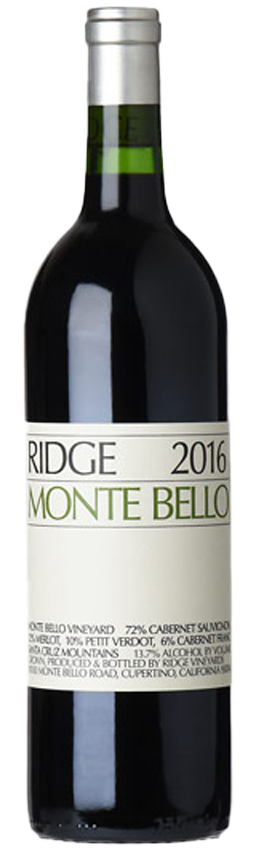 Montebello Cabernet Sauvignon, Ridge 