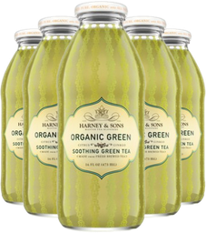 [198825-6] Organic Green Bottled Iced Tea, Harney &amp; Sons (6 Pack)