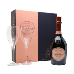 [190951] Rose Gift Set 2 Glasses, Laurent Perrier