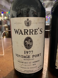 Warre's Port Vintage 1977