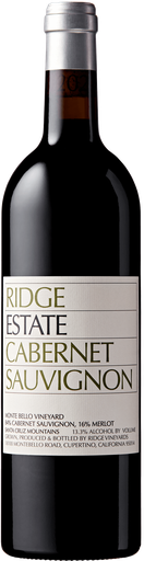 [196715] Ridge, Estate Cabernet Sauvignon, 2022